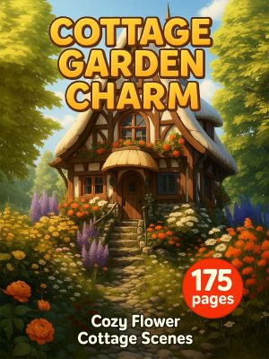 Cottage Garden Charm – 175 Cozy Flower Cottage Scenes